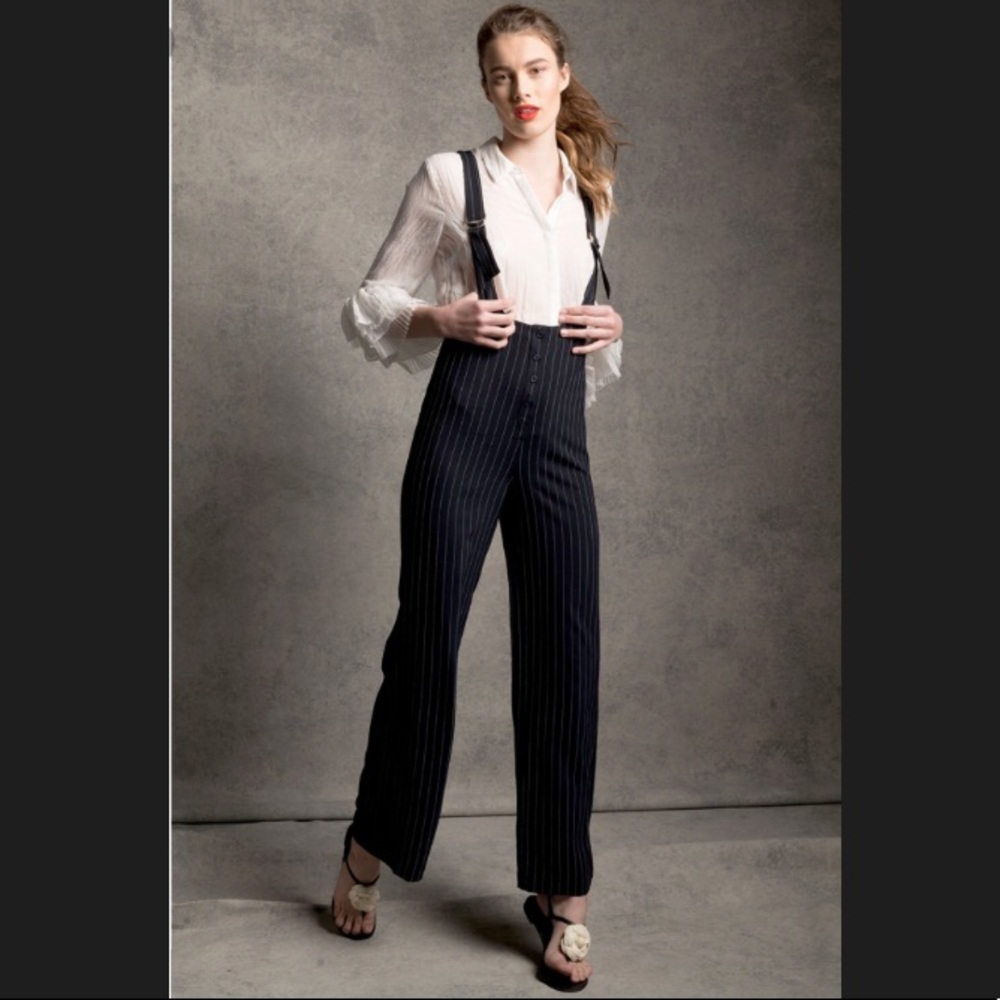Reset by Jane overall pant with adjustable slider